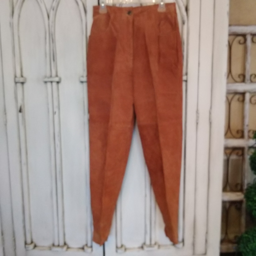 Suede jeans